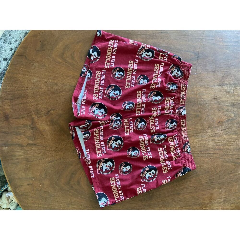Columbia Men's Florida State Seminoles Pajama Shorts Red Size L